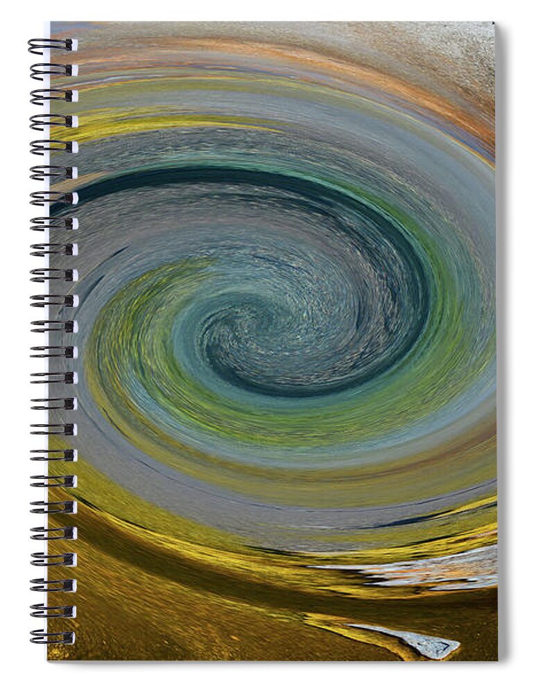 Yellowstone Spiral Notebook featuring the photograph Yellowstone by Whispering Peaks Photography