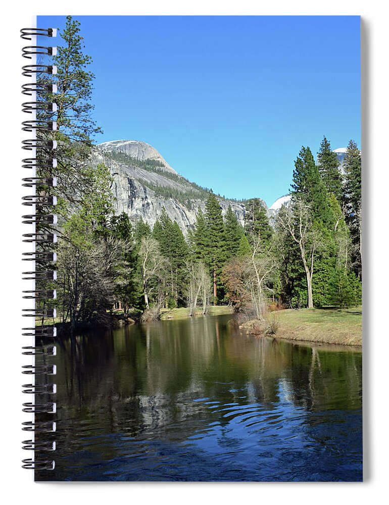 Yosemite Spiral Notebook featuring the photograph Yosemite No. 3-1 by Sandy Taylor