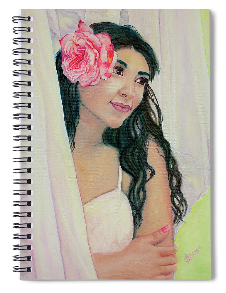 Figurative Spiral Notebook featuring the painting You Are My Delight by Jeanette Sthamann
