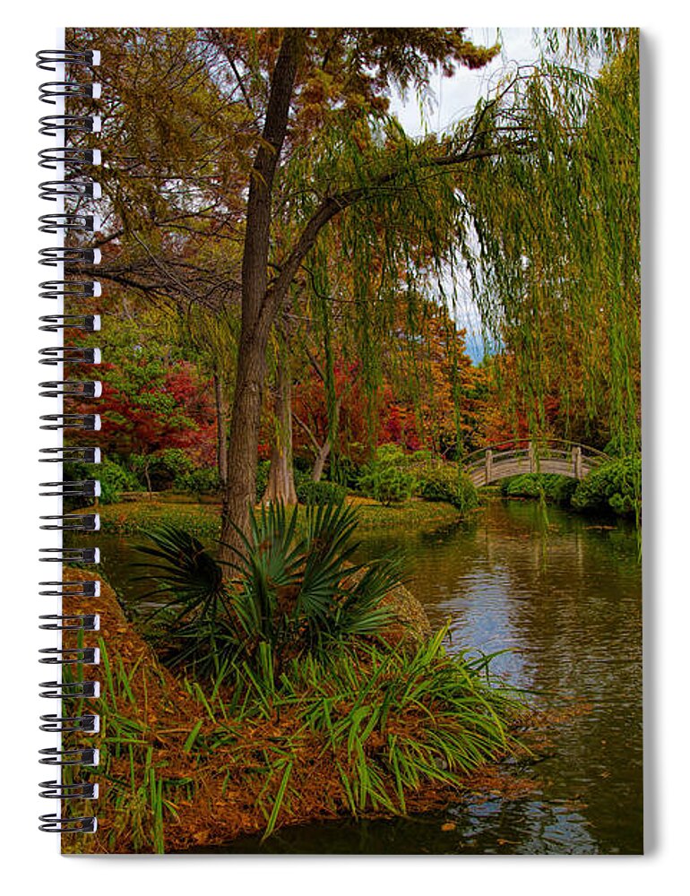 Fall Spiral Notebook featuring the photograph Zen Garden by Jonathan Davison