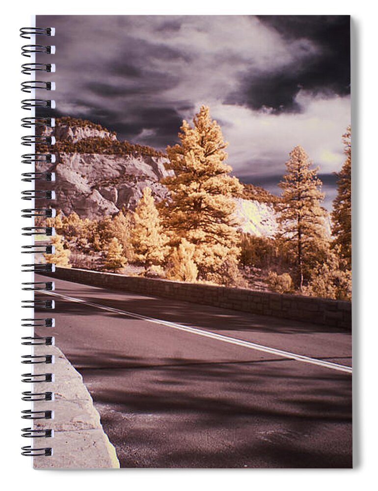 Zion Spiral Notebook featuring the photograph Zion by Jim Cook