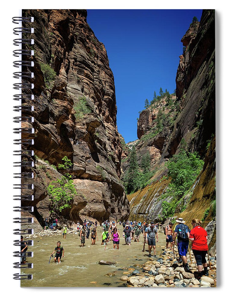 Zion Spiral Notebook featuring the photograph Zion National Park II by Ricky Barnard