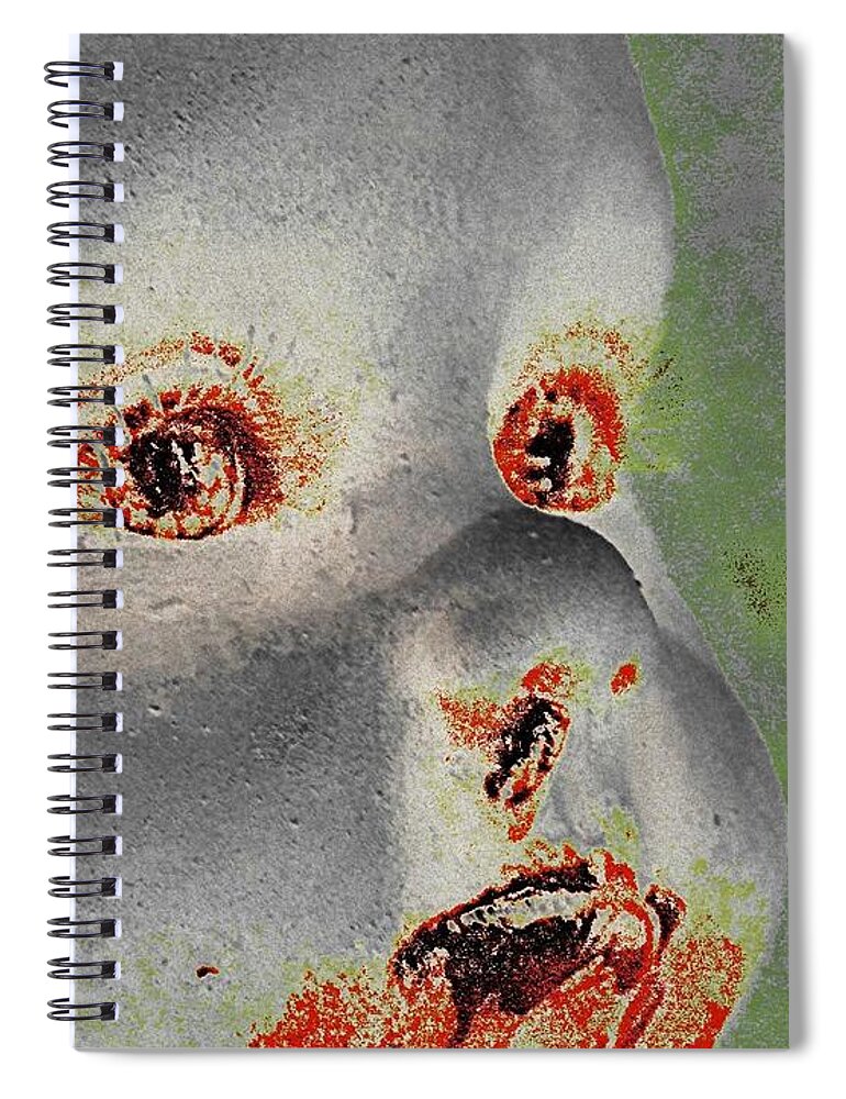 Zombie Spiral Notebook featuring the photograph Zombie Baby Four by Beverly Shelby