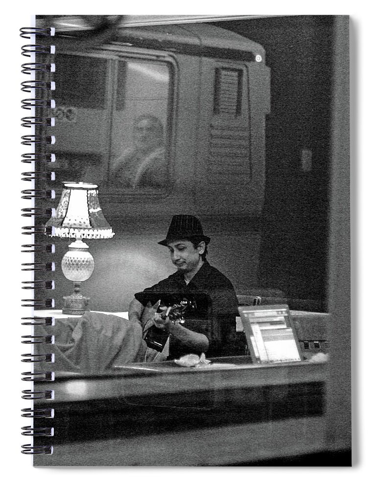 Sneaky Pete Spiral Notebook featuring the photograph 045 - Sneaky Pete by David Ralph Johnson