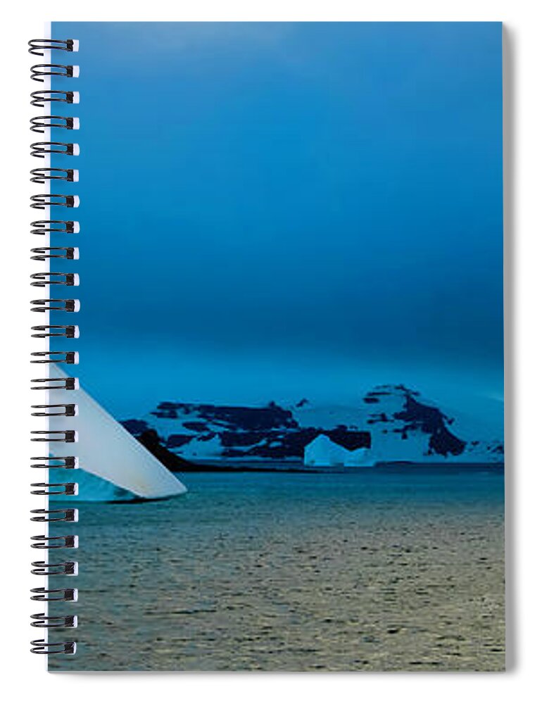 Tranquility Spiral Notebook featuring the photograph Antarctica #1 by Michael Leggero