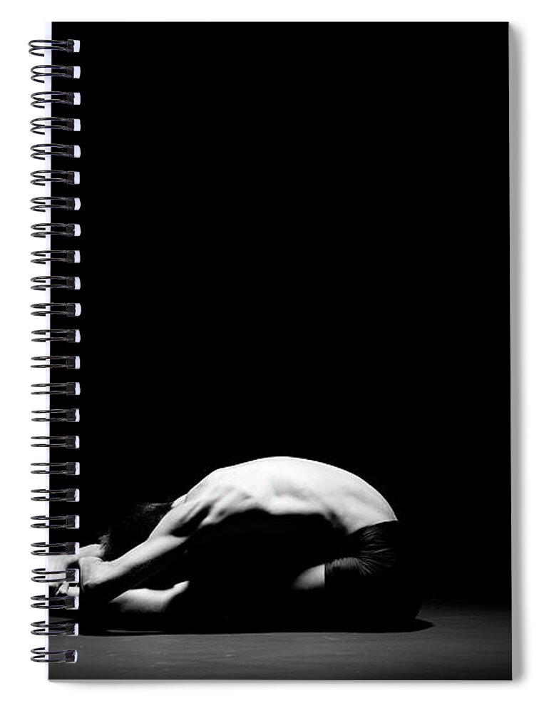 Young Men Spiral Notebook featuring the photograph Ballet Dancer #1 by Allgord