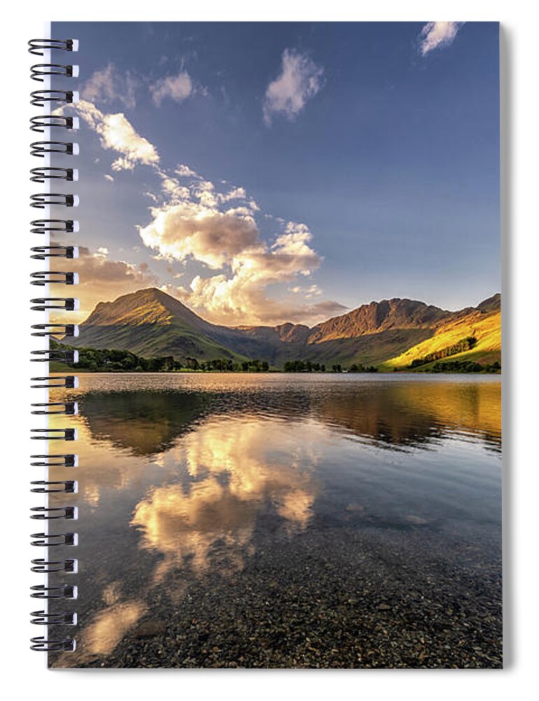 Lake District Spiral Notebook featuring the photograph Buttermere sunrise #1 by Framing Places