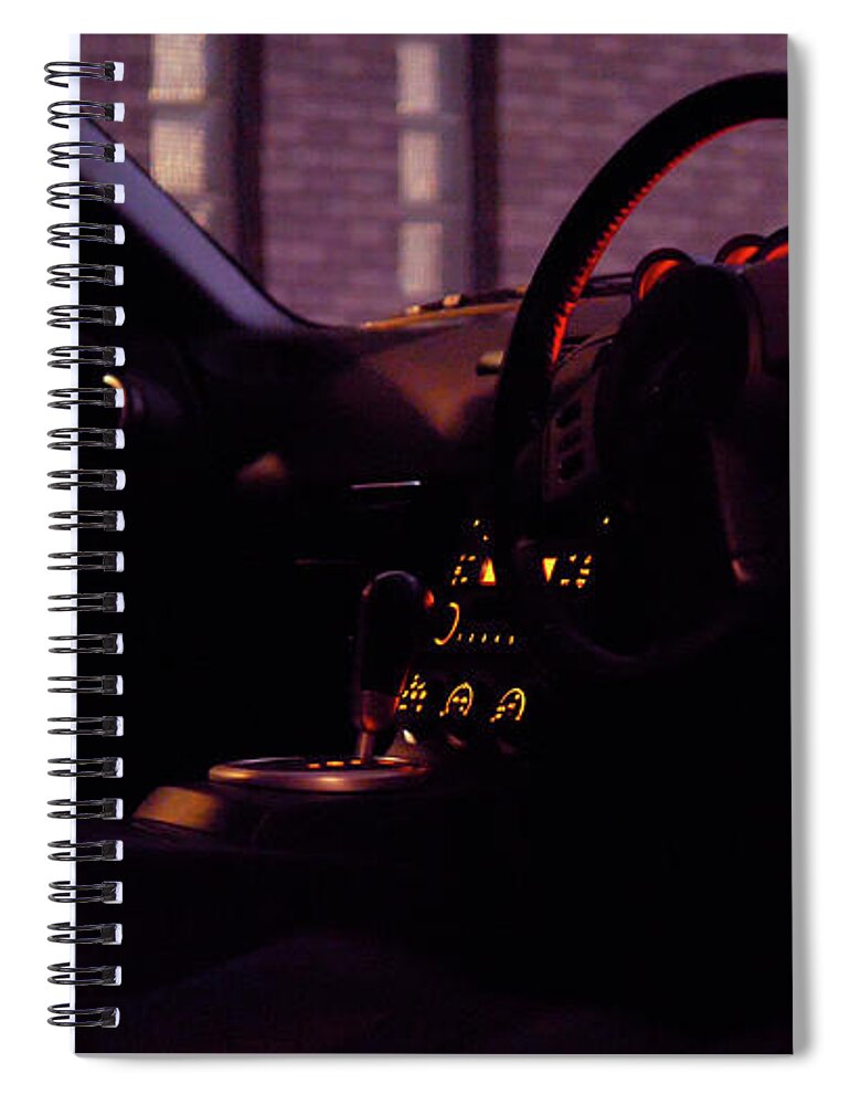 Car Spiral Notebook featuring the photograph CAR #1 by Custom Steady