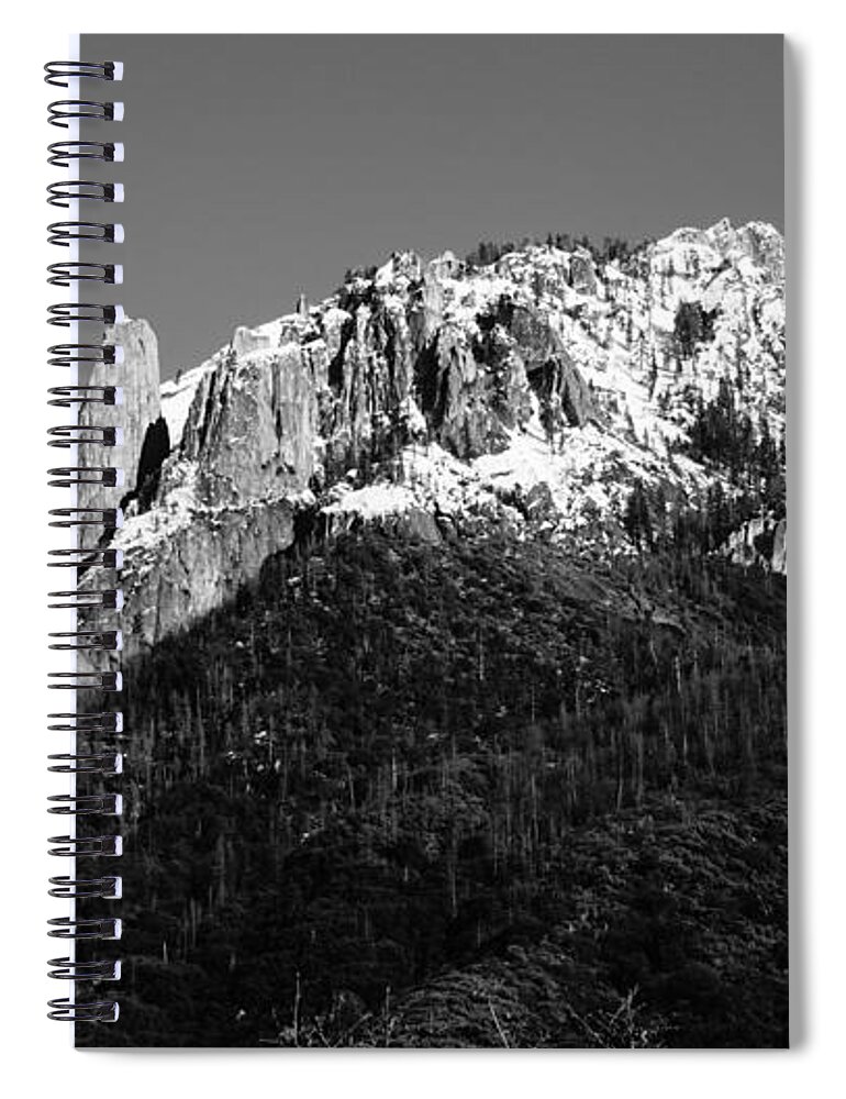 Castle Rocks Spiral Notebook featuring the photograph Castle in the Sky #1 by Brett Harvey