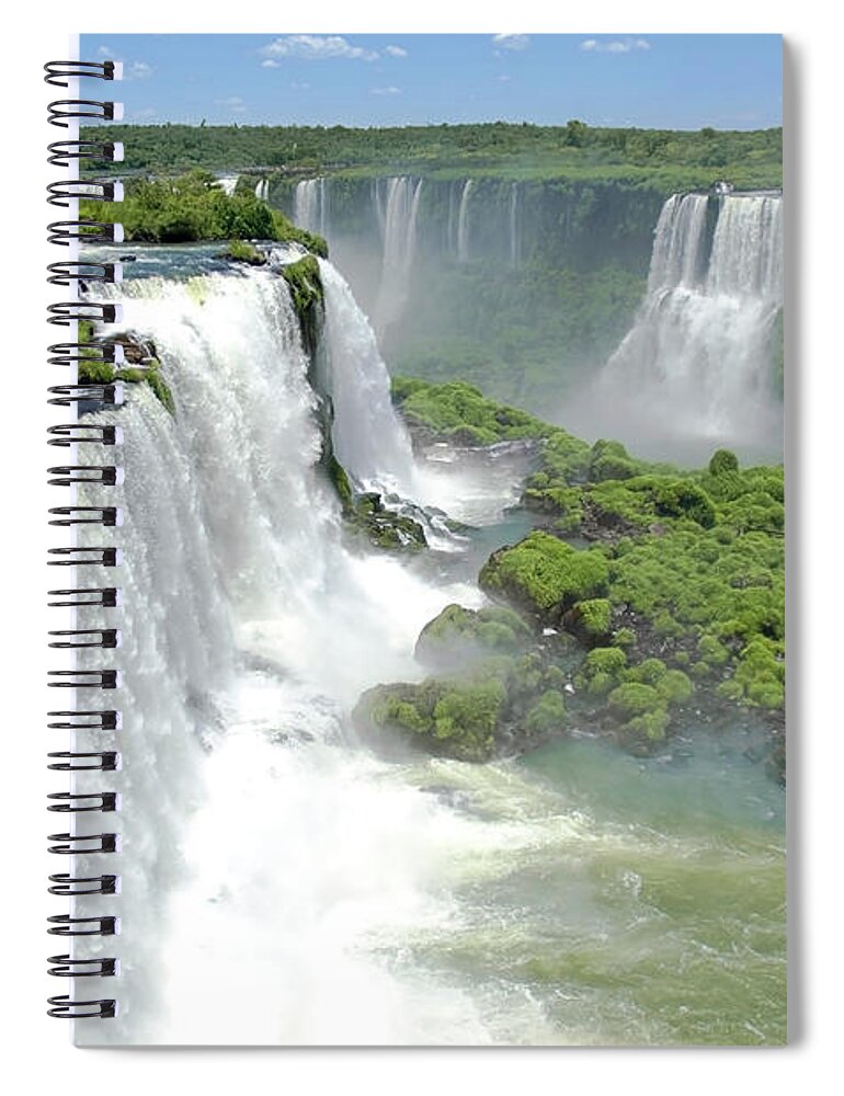 South America Spiral Notebook featuring the photograph Cataratas Do Iguaçu #1 by Ktsfotos