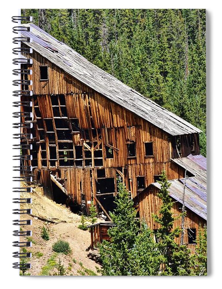 Nature Spiral Notebook featuring the photograph Champion Mill #1 by Tonya Hance