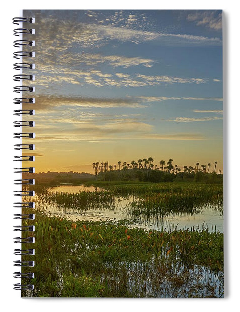 Usa Spiral Notebook featuring the photograph Classic Florida Sunrise #1 by Brian Kamprath