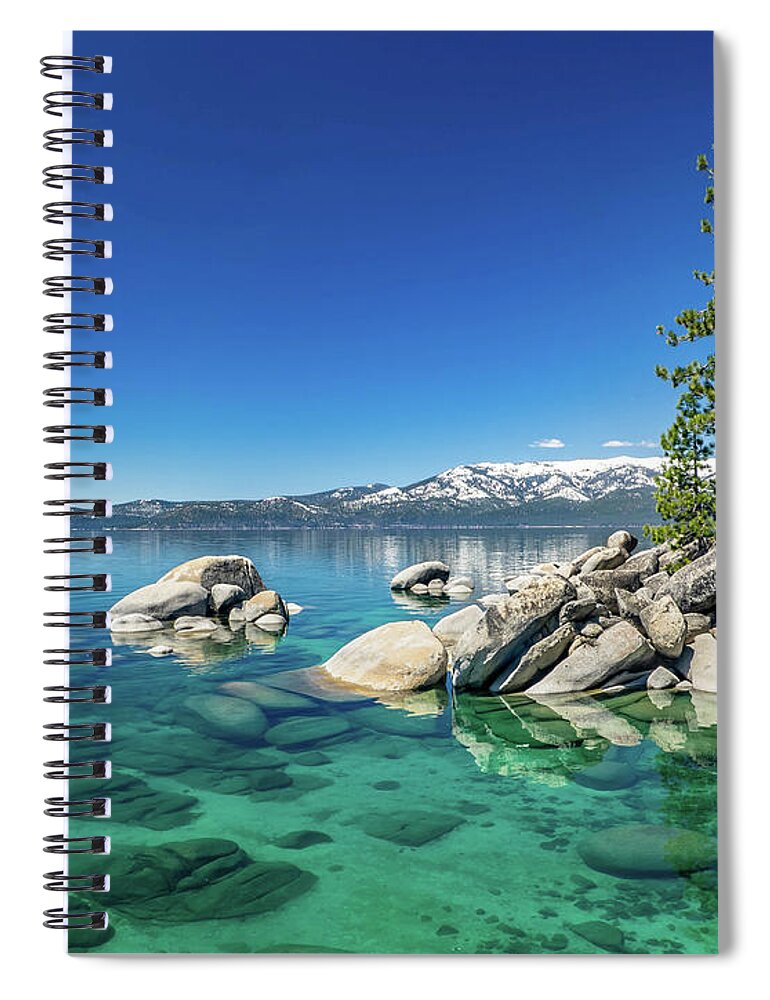 Lake Spiral Notebook featuring the photograph Clear Water #1 by Martin Gollery