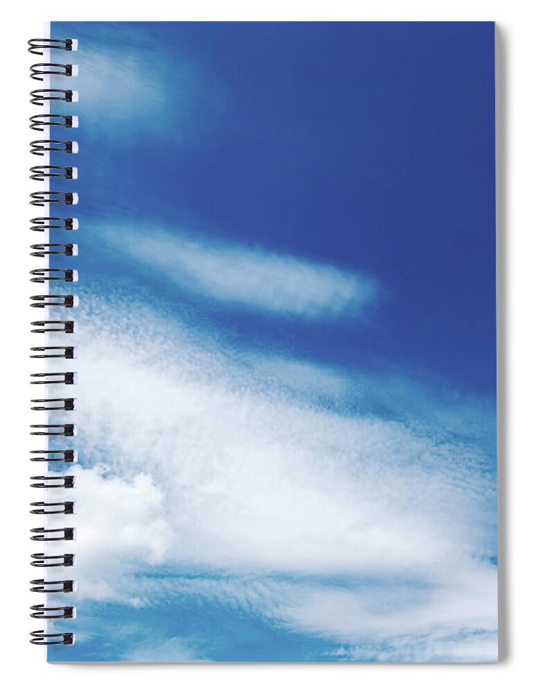 Accessibility Spiral Notebook featuring the photograph Clouds And Blue Sky #1 by Snap Decision