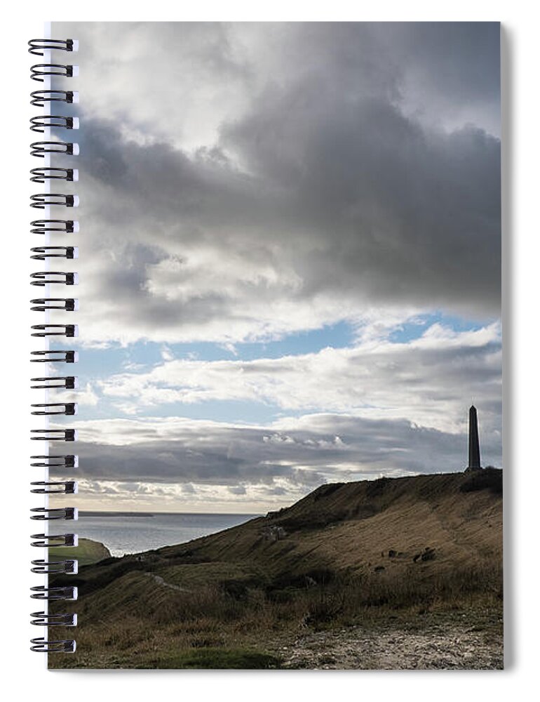 Cote D'opale Spiral Notebook featuring the photograph Clouds #1 by Inge Elewaut