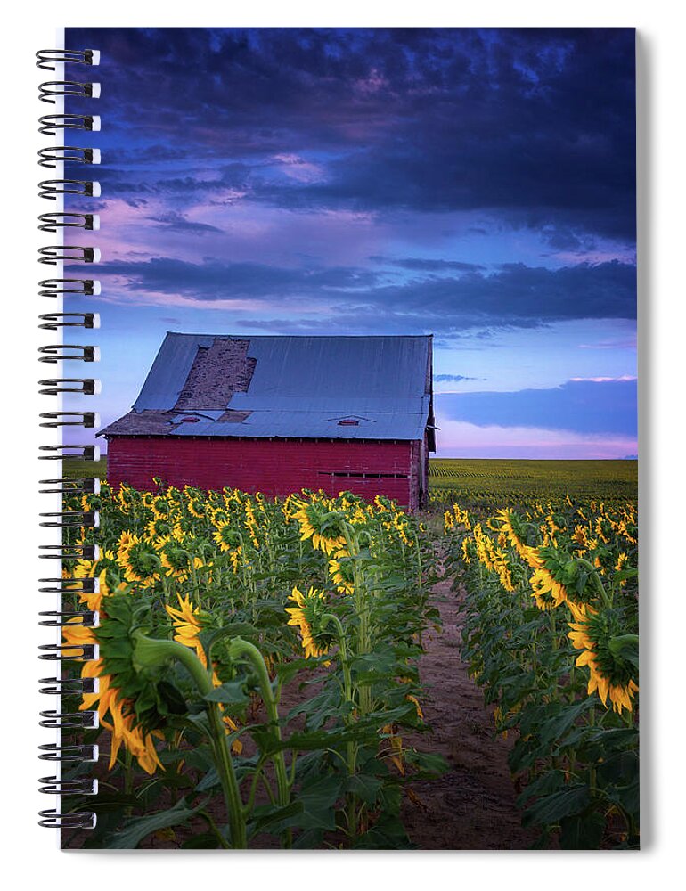 Colorado Spiral Notebook featuring the photograph Colorado Country #1 by John De Bord