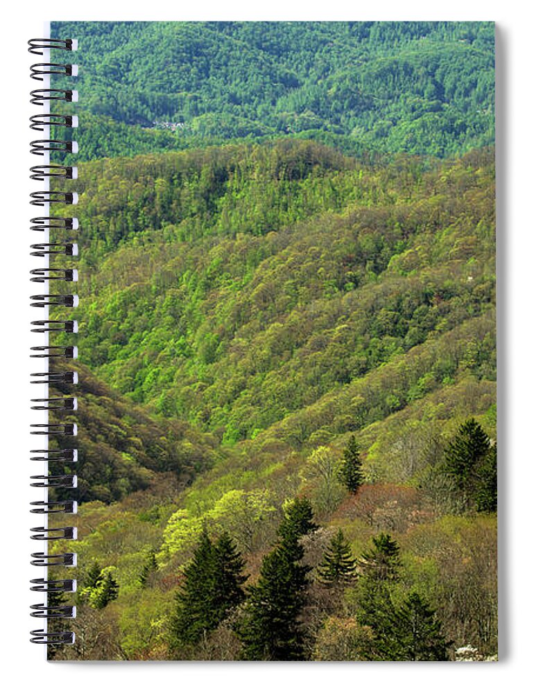 Scenics Spiral Notebook featuring the photograph Early Spring, North Carolina #1 by Jerry Whaley