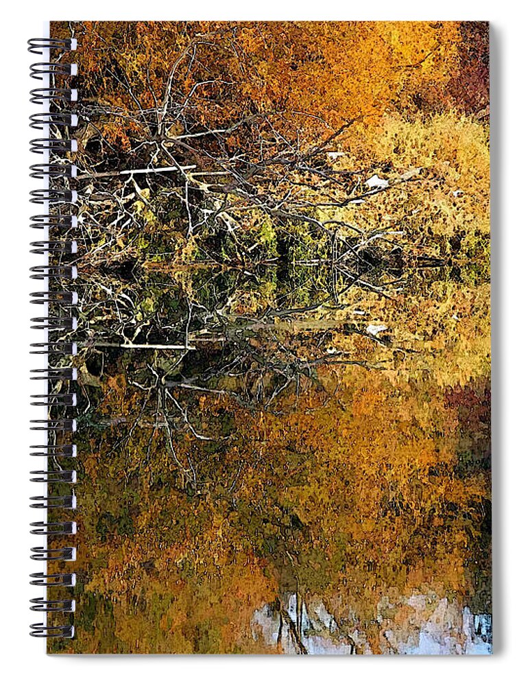Kootenai Spiral Notebook featuring the photograph Fall Color #1 by Robert Bissett