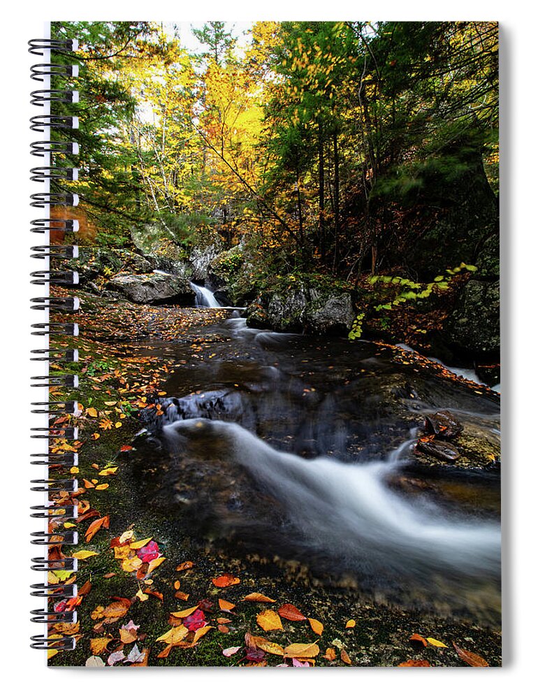 New Hampshire Fall Foliage Spiral Notebook featuring the photograph Fall colors Sandwich New Hampshire #1 by Jeff Folger