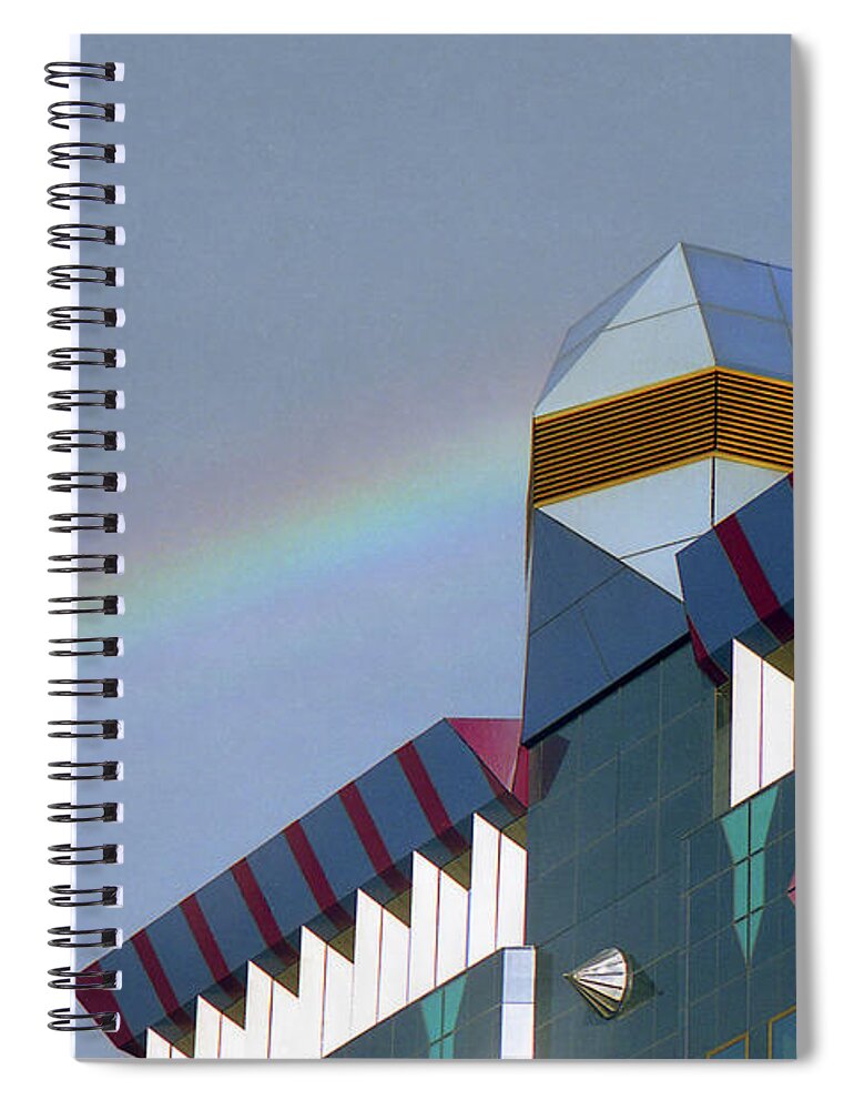 Rainbow Spiral Notebook featuring the photograph Fusion by Jerry Griffin