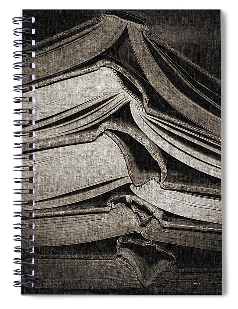 Books Spiral Notebook featuring the photograph Get Me A Bookmark Please #1 by Rene Crystal