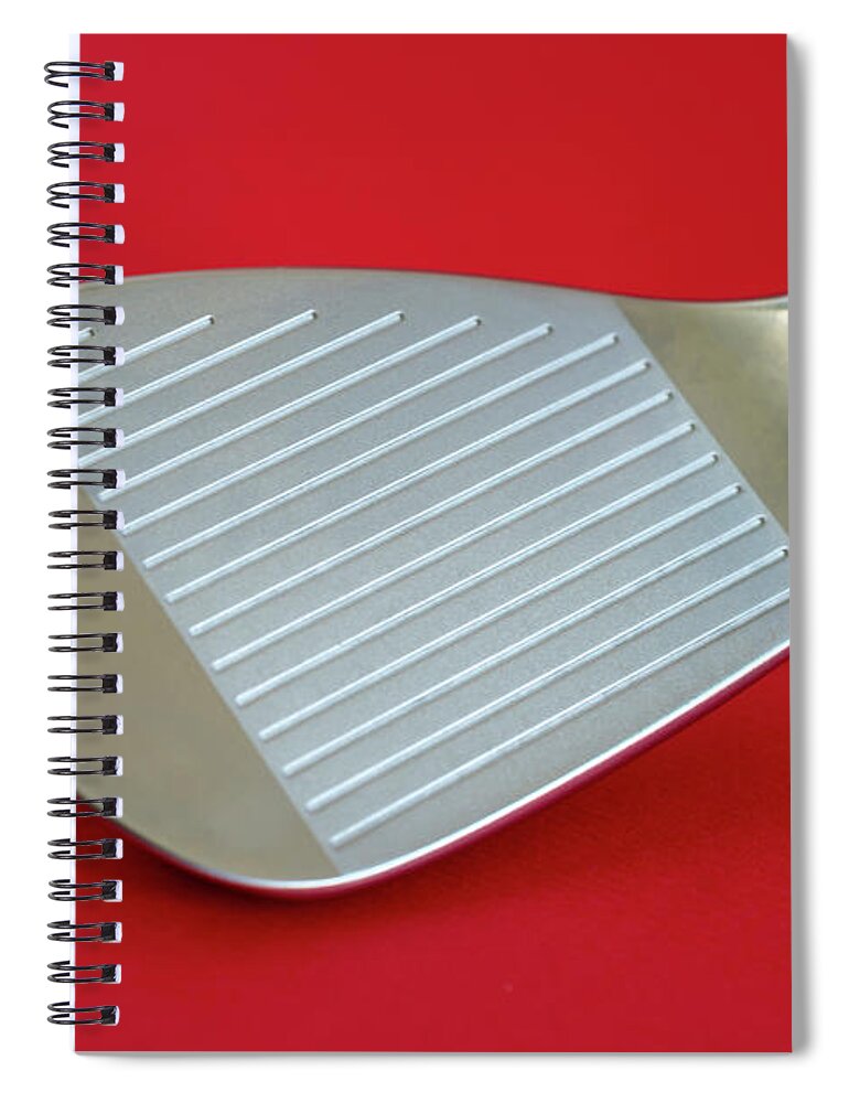 Golf Spiral Notebook featuring the photograph Golf Club Wedge #1 by Mats Silvan