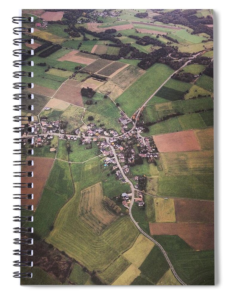 Tranquility Spiral Notebook featuring the photograph High Angle Aerial View Of Croatia by Yulia Reznikov