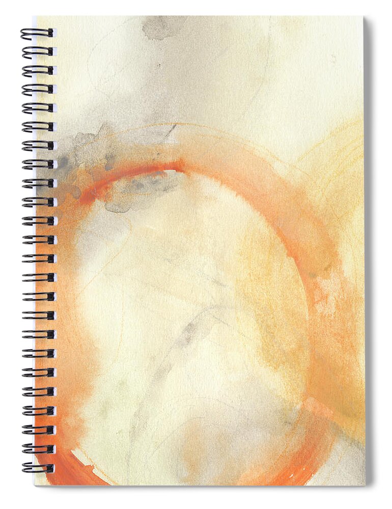 Abstract Spiral Notebook featuring the painting Implicit I #1 by June Erica Vess