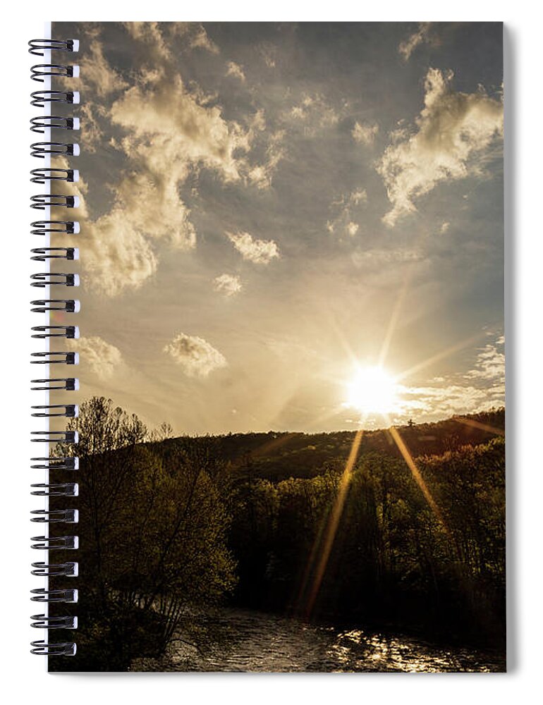 Scenic Spiral Notebook featuring the photograph Landscape Photography - Rural Scene by Amelia Pearn