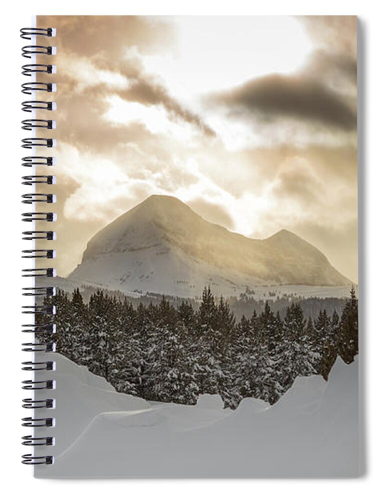 Durango Spiral Notebook featuring the photograph Let Your Light Shine Down by Jen Manganello