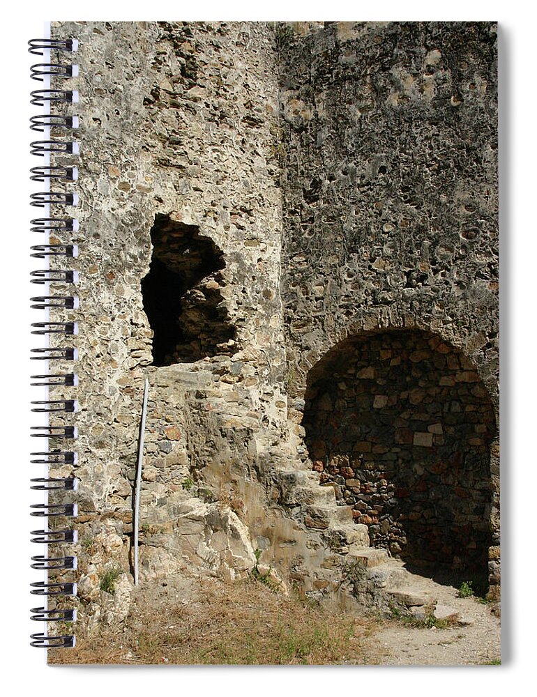 Turkey Spiral Notebook featuring the photograph Mumure Castle -	Tower #1 by Steve Estvanik