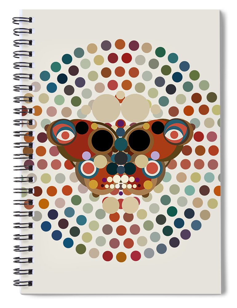 Surreal Spiral Notebook featuring the mixed media New Beginnings - Rainbow Union #1 by BFA Prints