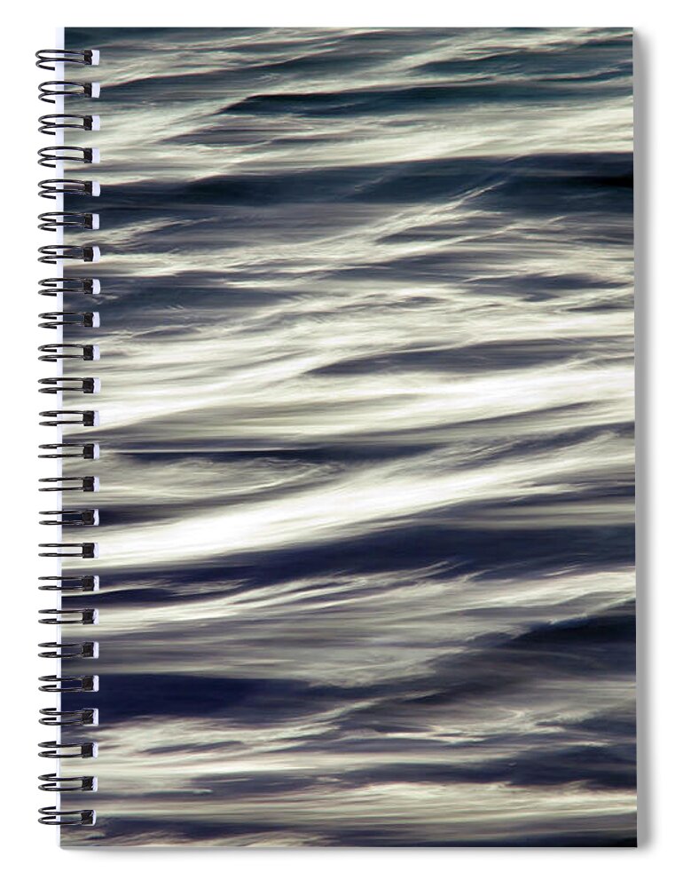 Ocean Spiral Notebook featuring the photograph Ocean Surface #1 by Christopher Johnson