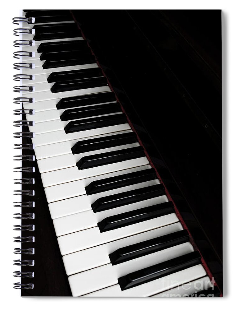 Piano Spiral Notebook featuring the photograph The Piano by Jelena Jovanovic