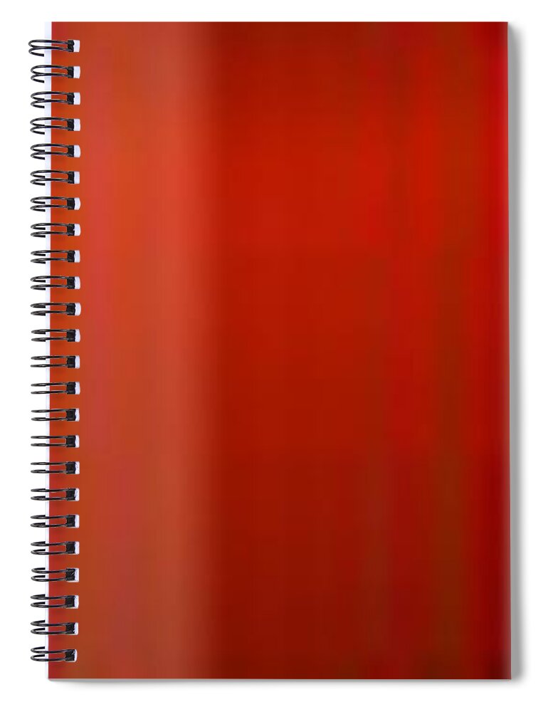 Oil Spiral Notebook featuring the painting Red Angular by Matteo TOTARO
