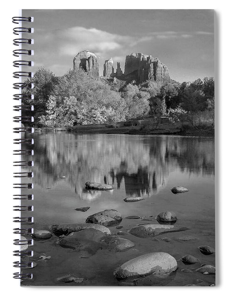 Disk1216 Spiral Notebook featuring the photograph Red Rock Crossing, Arizona #1 by Tim Fitzharris