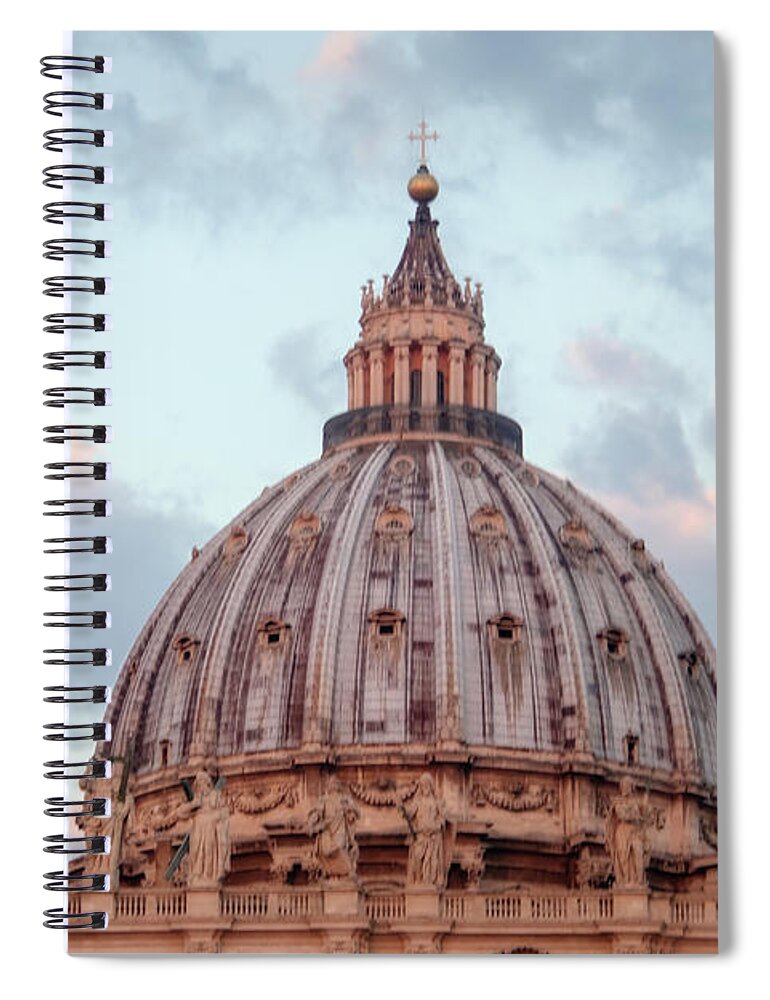 Photography Spiral Notebook featuring the photograph St. Peter's Dome by Terry Davis
