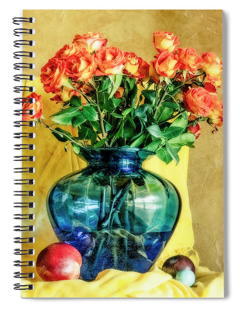 Roses Spiral Notebook featuring the photograph Summer Dreams #1 by Sandra Selle Rodriguez