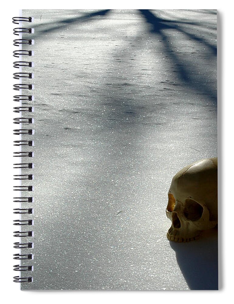  Spiral Notebook featuring the photograph The Dead of Winter #1 by Rein Nomm