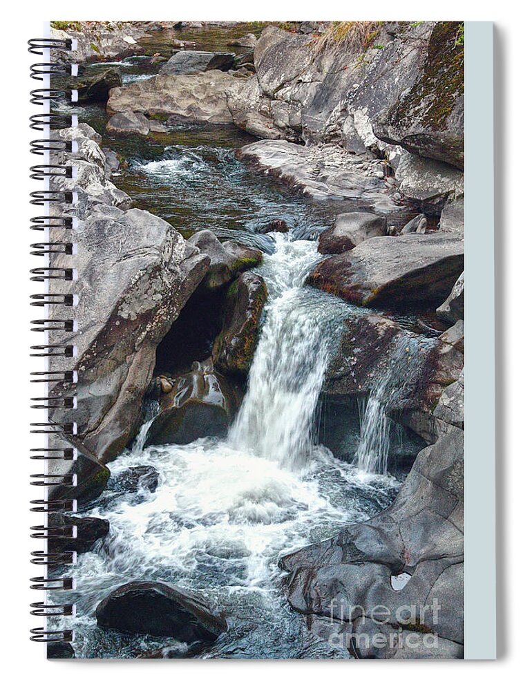 Little River Spiral Notebook featuring the photograph The Sinks by Phil Perkins