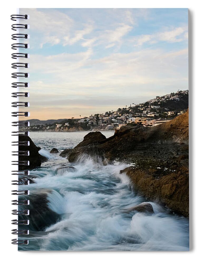 Treasure Island Beach Spiral Notebook featuring the photograph Laguna Beach Treasure Island by Kyle Hanson