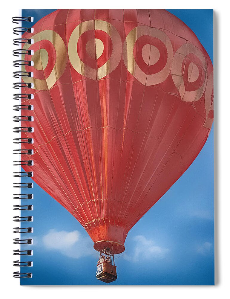  Hot Air Balloon Spiral Notebook featuring the photograph Up, Up and Away #1 by Dyle Warren