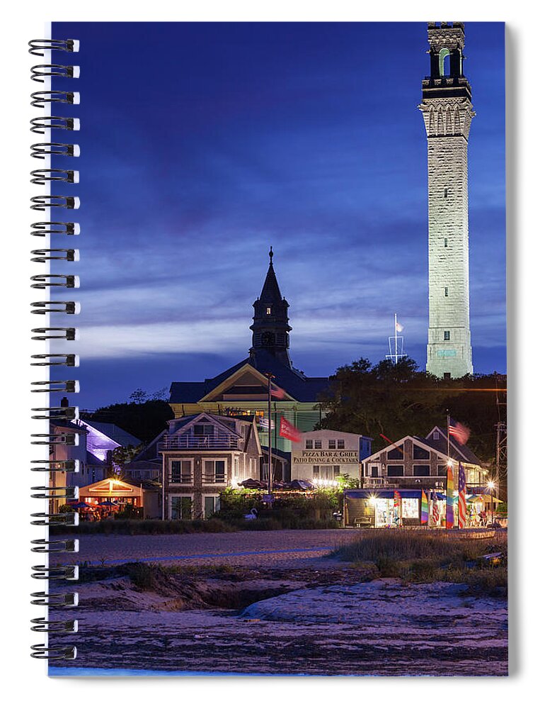 Water's Edge Spiral Notebook featuring the photograph Usa, Massachusetts, Cape Cod #1 by Walter Bibikow