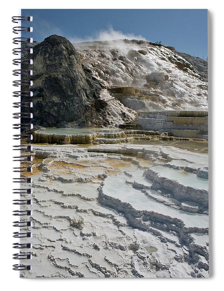 Scenics Spiral Notebook featuring the photograph Usa, Wyoming, Yellowstone National #1 by Robert Glusic