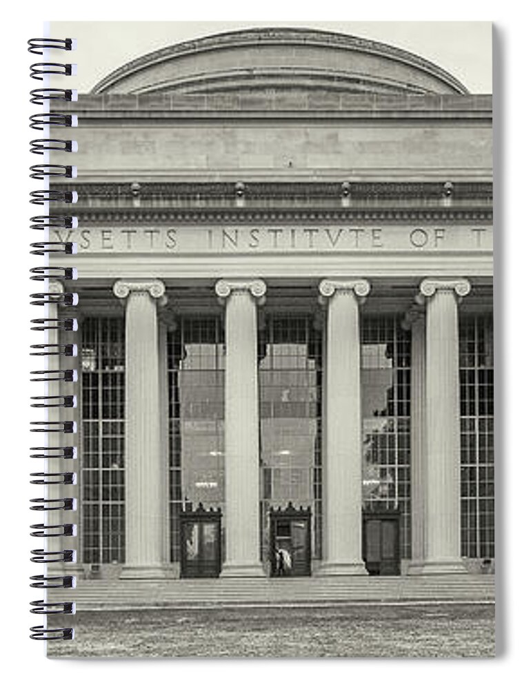 Photography Spiral Notebook featuring the photograph View Of Massachusetts Institute #1 by Panoramic Images