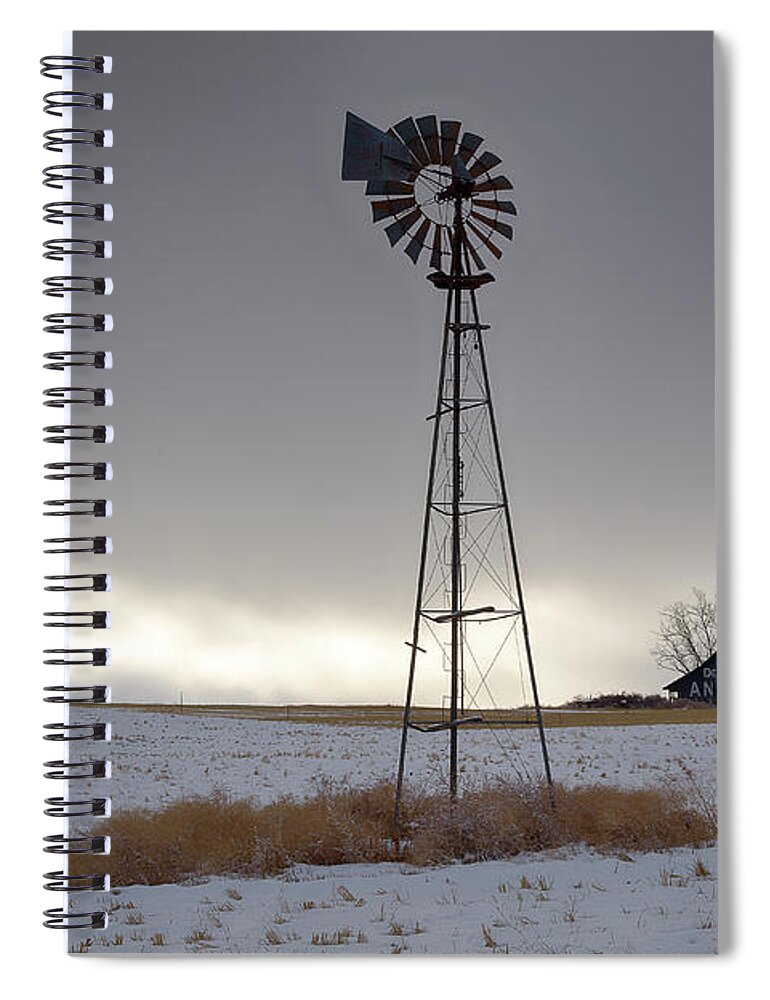 Washington Spiral Notebook featuring the photograph Winter Light #1 by Idaho Scenic Images Linda Lantzy
