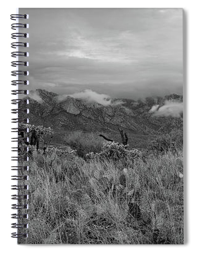 Mountains Spiral Notebook featuring the photograph 12-26-18 Snow Storm by Elaine Malott