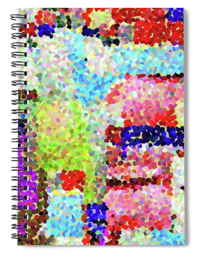 Abstract Spiral Notebook featuring the photograph 133 by Timothy Bulone