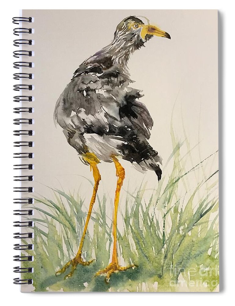 1332019 Spiral Notebook featuring the painting 1332019 by Han in Huang wong