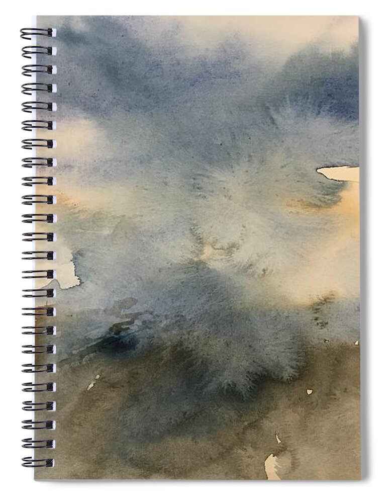 1902019 Spiral Notebook featuring the painting 1902019 by Han in Huang wong